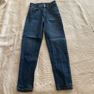 Boohoo Blue Ultra High Rise Jeans